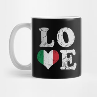 Love Italy Flag  Italia Italian Heritage Family Mug